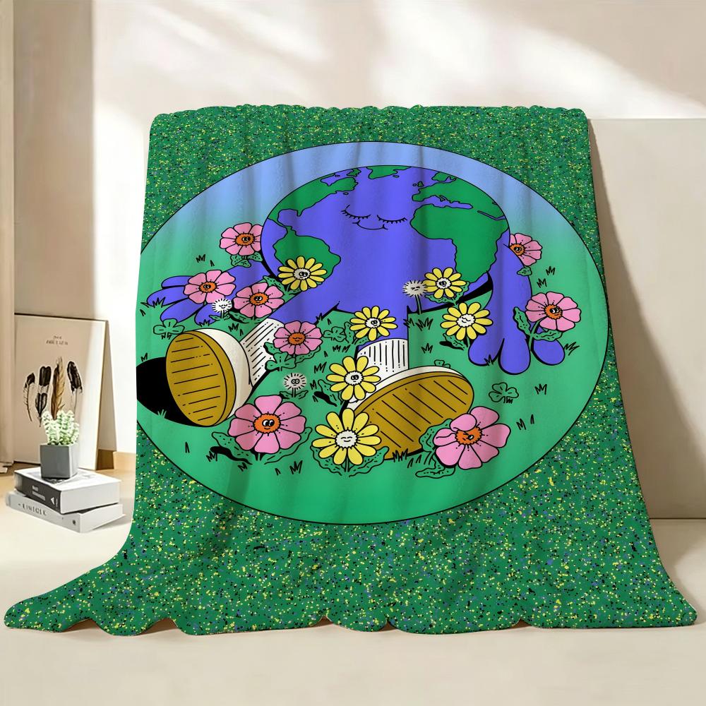 Illustrator L Lauren Martin Throw Flannel Throw Blanket Suitable for Sofa Living Room Bedroom
