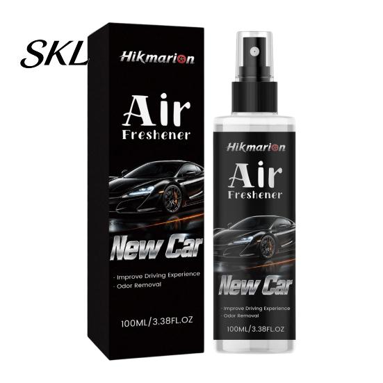 Smoke Odor Eliminator Car Air Freshener Spray, New Scent for Road Trip Food Pet, 100ml Fresh Fragrance Vehicle Interior, Portable Deodorizer