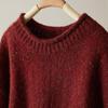 IHIMI Women's Thickened Knit Sweater Top