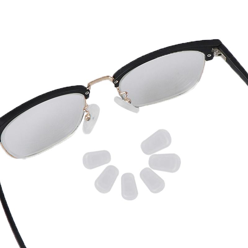 2 Pairs Embedding Anti-Slip Silicone Nose Pads for Eyeglasses Glasses Spectacles