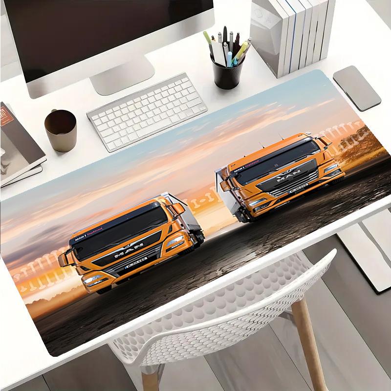 MAN Truck Mouse Pad - Non-Slip Rubber Base, Smooth Surface for Work,Gaming,Office,And Home Use, Desk Mouse Pad