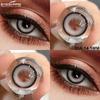1 Pair Blue Gray Brown Contact Lenses For Eye Makeup Natural Soft Lens Colored Contacts