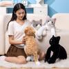 Hugging Jilly Laying Cat Plush Doll - Comforting Gift for Girlfriend