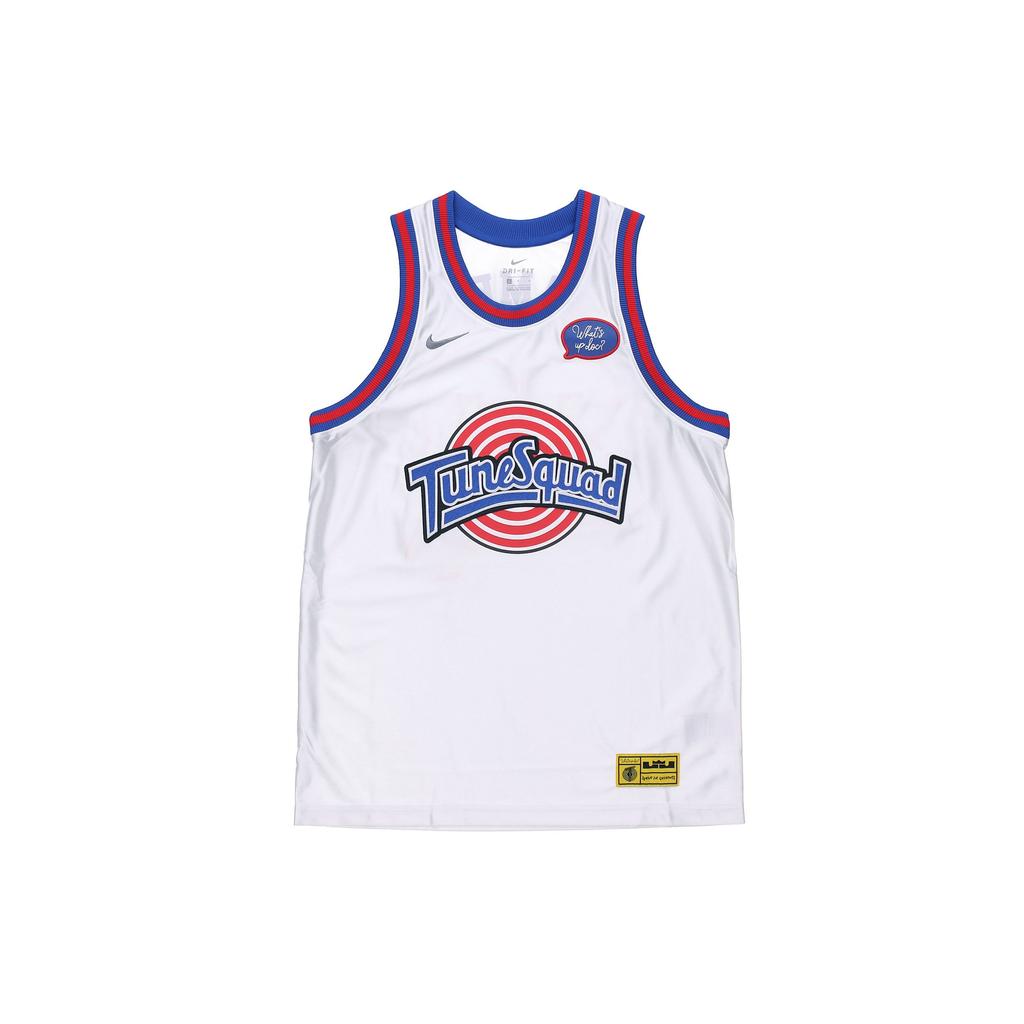 Nike NBA Air Slam Dunk 2 Space Jam Леброн Нет. 23 Баскетбольная майка, мужские топы стандартного кроя, белые CW4279-100