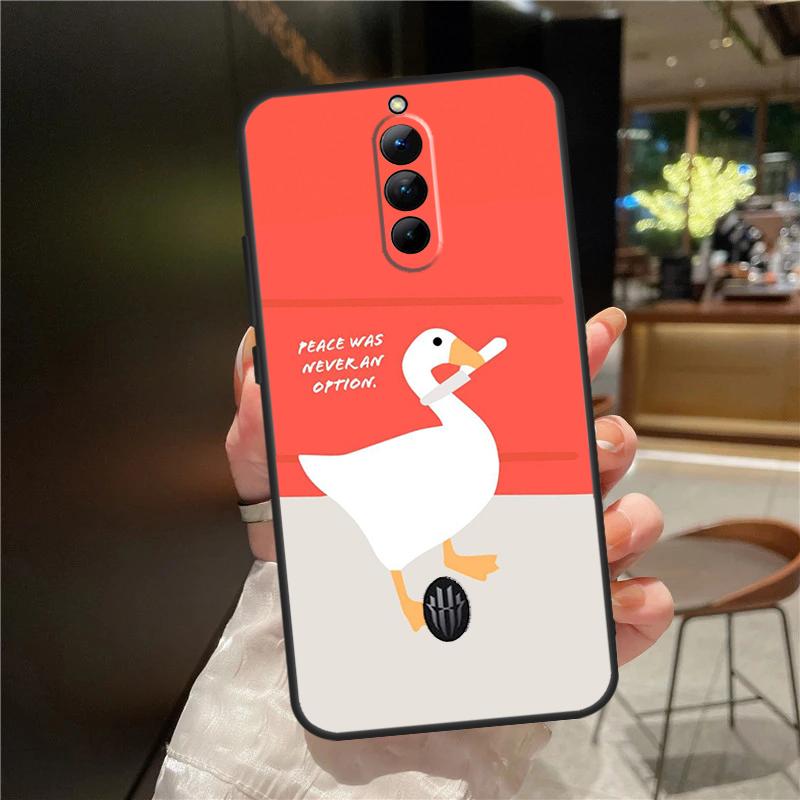 Cartoon Funny Goose Case For Red Magic 9 8S 8 Pro Plus Cover For ZTE Nubia Red Magic 6S 7S 6 7 Pro 6R 5S 5G
