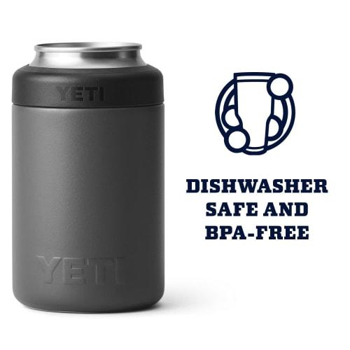 YETI Rambler 12oz Colster Cooler Can Holder for Standard Size Cans, Charcoal