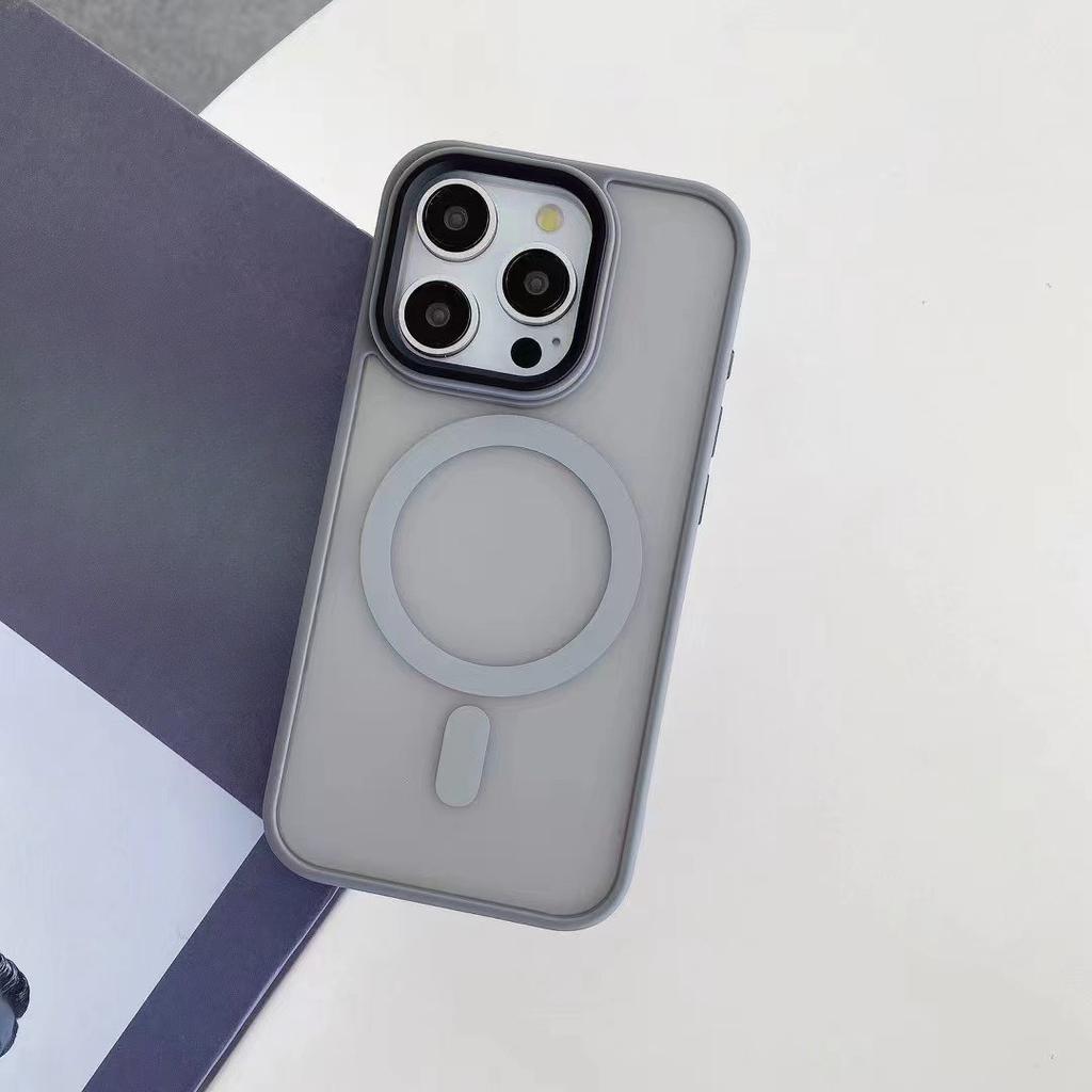 Подходит для чехла для мобильного телефона Apple 15 IPhone 17 ProMax Противоударный магнитный чехол Magsafe 13pro Беспроводная зарядка