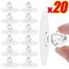 20/1pcs Punch-free Drawer Knobs Self-Adhesive Kitchen Cabinet Handle Furniture Cupboard Dresser Window Door Push Pull Handles