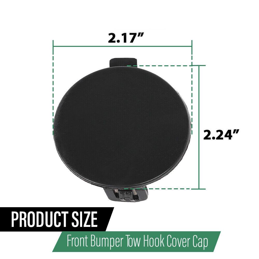 For 2017-2021 Jeep Compass Front Bumper Tow Hook Plug Eye Cap Cover 5SY62TZZAB