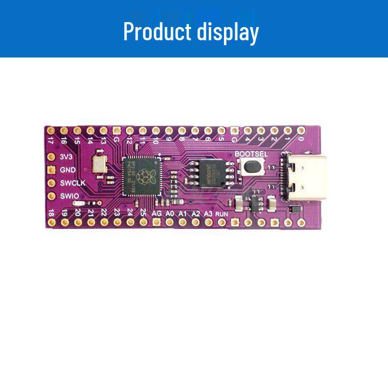 Raspberry Pi RP2040 Core Board 16M Flash, Upgraded Version, Compatible with Official PICO Board.