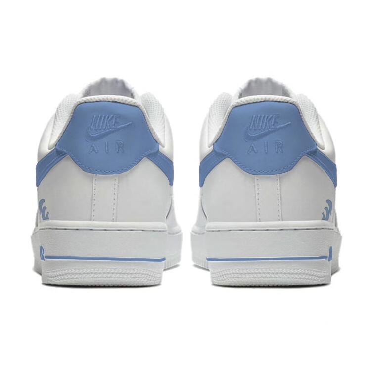 Nike Air Force 1 Air Force 1 Нескользящие Устойчивые к истиранию Низкие Скейтбордические кроссовки Унисекс Белые CW2288-111(Команда352-)