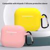 Защитный чехол, пылезащитный чехол, амортизирующий беспроводной наушник с пряжкой, силиконовый чехол для AirPods 3