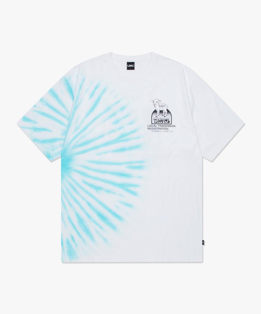 LMC Thorns Tie Dye Lamb Tee White