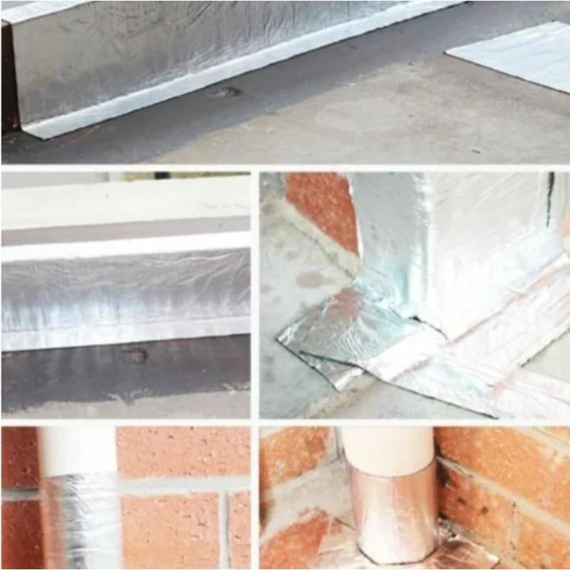 Крыша герметичная алюминиевая фольга бутилкаучуковая водонепроницаемая лента высокая термостойкость трубы стены течь наклейки супер нано ленты