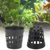 30pcs Drainage Function Water Plant Basket Black Fish Tank Basket  Outdoor Growing