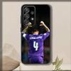 Чехол для телефона S-Sergio R-Ramos для Samsung S 25,24,23,22,30,21,10,9,Ultra,Plus,Lite,FE,4,5 G Мягкий черный чехол