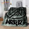 Retro Rock Band 3D L-Linkin-Park Soft Blankets,Keep Warm Throw Blanket Comfortable Blanket for Picnic Beds Sofa Home Bedroom Kid