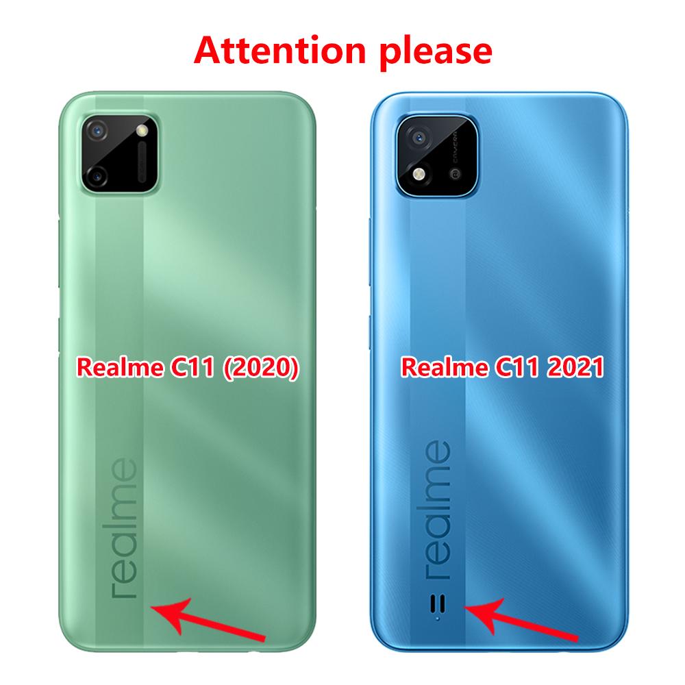 Для Realme C11 2021 2020 силиконовый чехол из ТПУ на заднюю панель телефона, чехол для OPPO RealmeC11 C 11, мягкий чехол RMX3231 RMX2185, бампер 6,5 дюйма