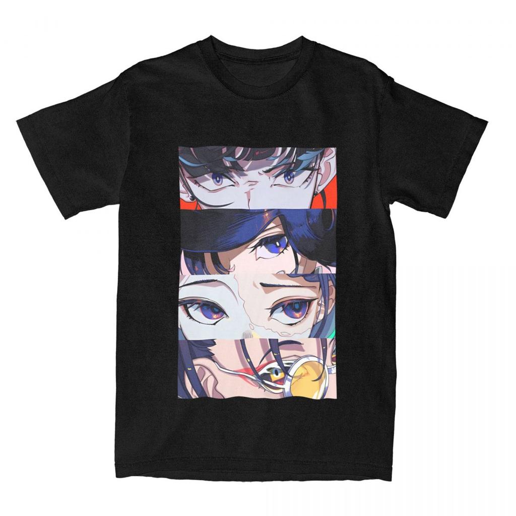 Men's Hip-hop Ado Singer T-Shirts Kyogen Album Merch 100 Cotton Tops Short Sleeves T Shirt Crew Neck Harajuku Custom Logo Tshirt