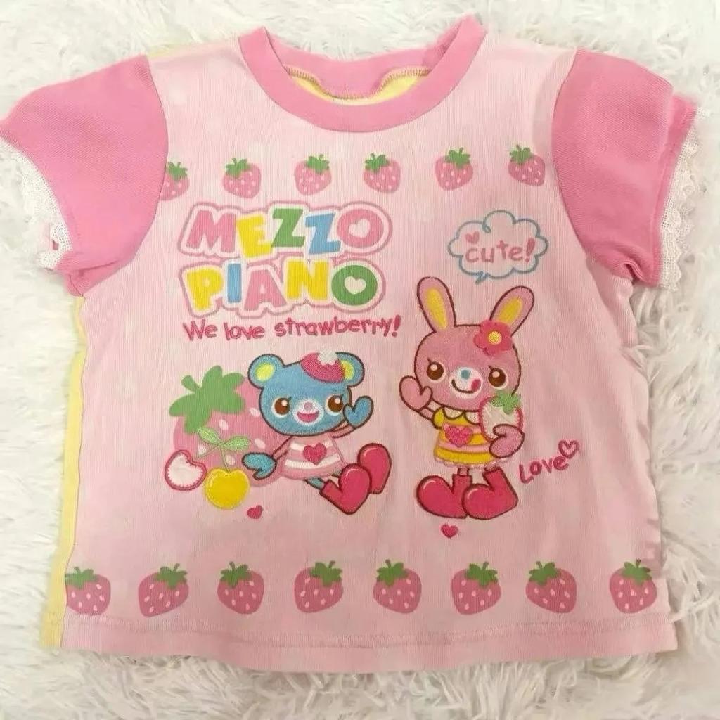 Japanese Cartoon Printing Tanks Women Summer Kawaii Cute Bow Tank Tops  Fairy Lace Patchwork Embroidery Camisoles Y2k Aesthetic