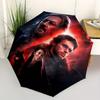 1pc Game of Thrones Automatic Folding Umbrella, Portable Collapsible Design, 8-Rib Iron Frame, All-Season Casual Outdoor Accessory for Christmas Birth