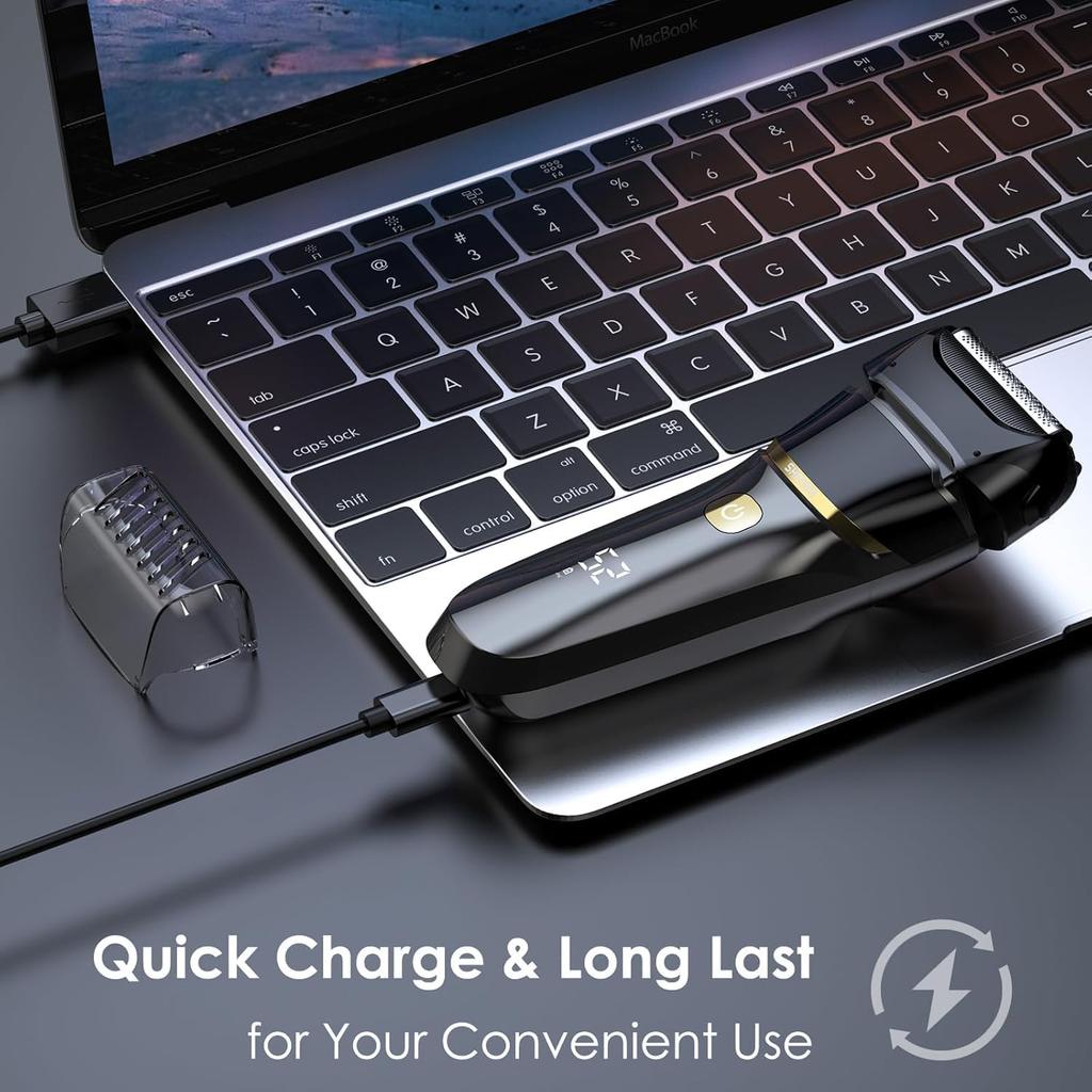 Электробритва для мужчин, перезаряжаемая, бритвенные станки, триммер, водонепроницаемая сеточная бритва со светодиодным дисплеем для стрижки бороды