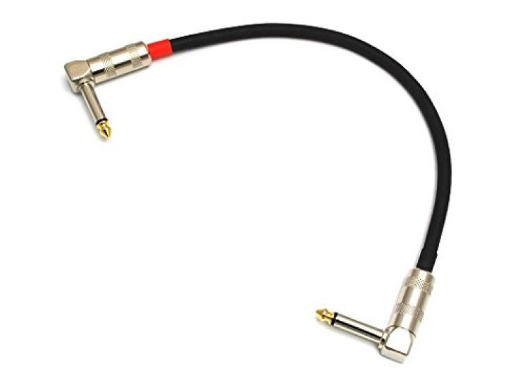 Belden 8412 30cm Patch Cables with L-shaped Plugs (Set of 3)