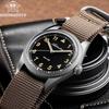 ADDIESDIVE Ретро Мужские Часы K1 Минеральное Стекло Нержавеющая Сталь 100м Водонепроницаемые Часы с Подсветкой 36мм Механизм Нейлоновые Кварцевые Часы