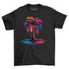 Palm Tree Paint Drip Design T-shirt - Funny and Tropical! Unisex Printed Design.