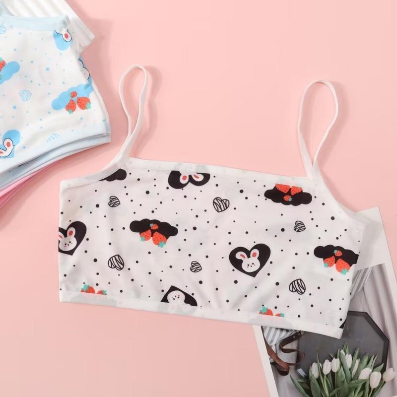 Girls Sling Bra Teenage Developmental Vest Junior High School Middle School Big Kids Underwear