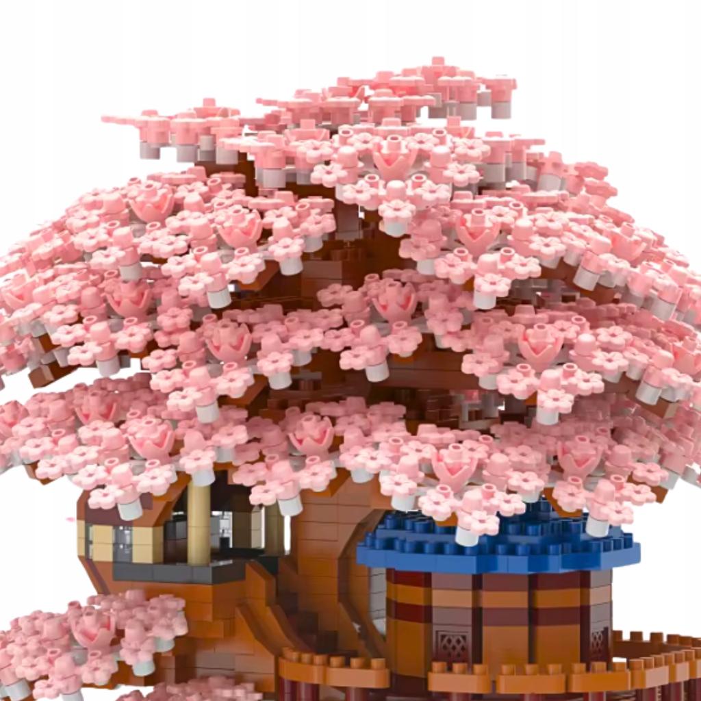 Construction Bricks Sakura Cherry Blossom Brick Set 2151 Pcs.
