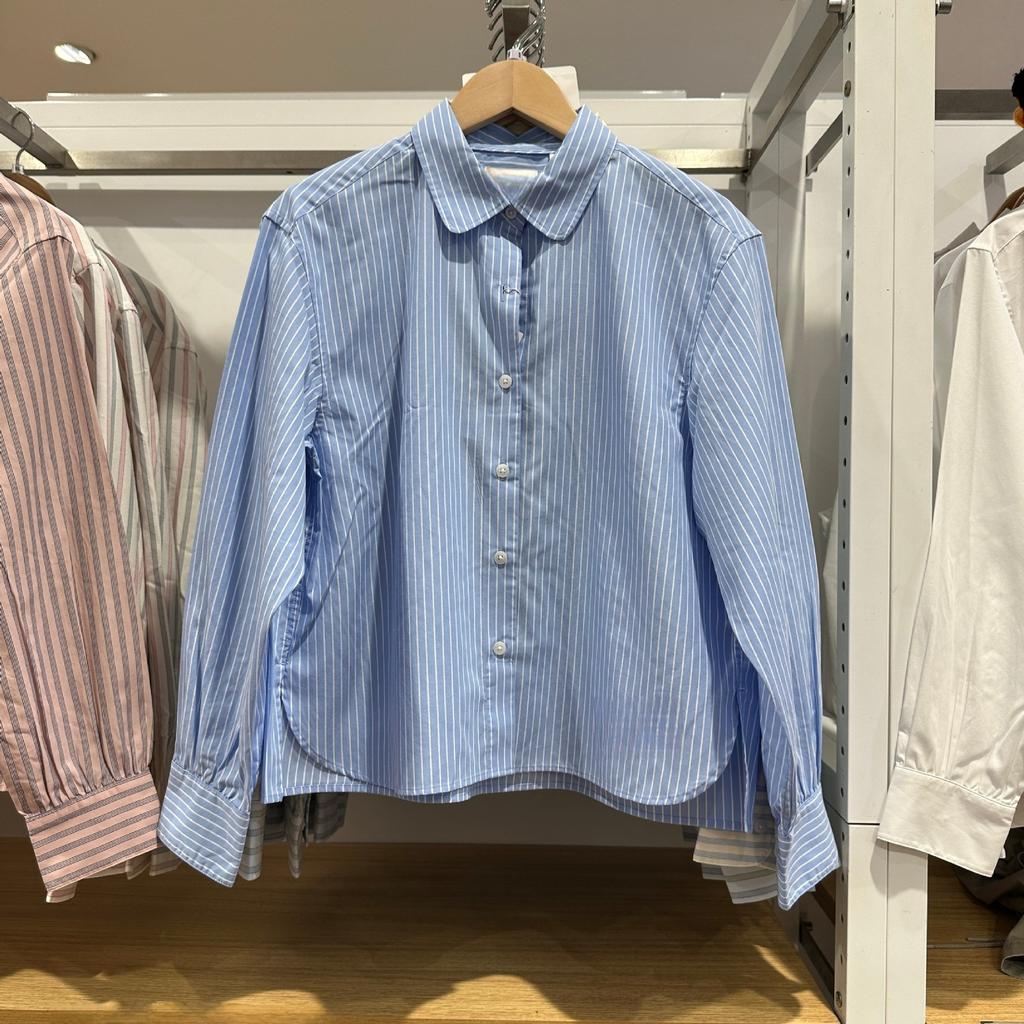 16 Autumn, Striped Lantern Sleeve Shirt/Long Sleeve Women's Clothing Cooperation/Shirt Air Conditioning Shirt 189117/189119