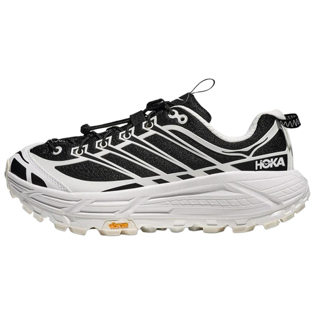 HOKA One One Mafate Three 2 Fashionable Comfortable Running Shoes Unisex Sneakers Black White 1141572-FLCK