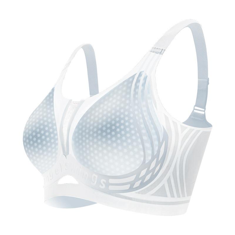 Женское нижнее белье для большой груди демонстрирует небольшую обнаженность без следов. Мягкая поддержка. Поднимает и собирает, чтобы скрыть вторичные молочные железы. Бюстгальтер против отвисания.