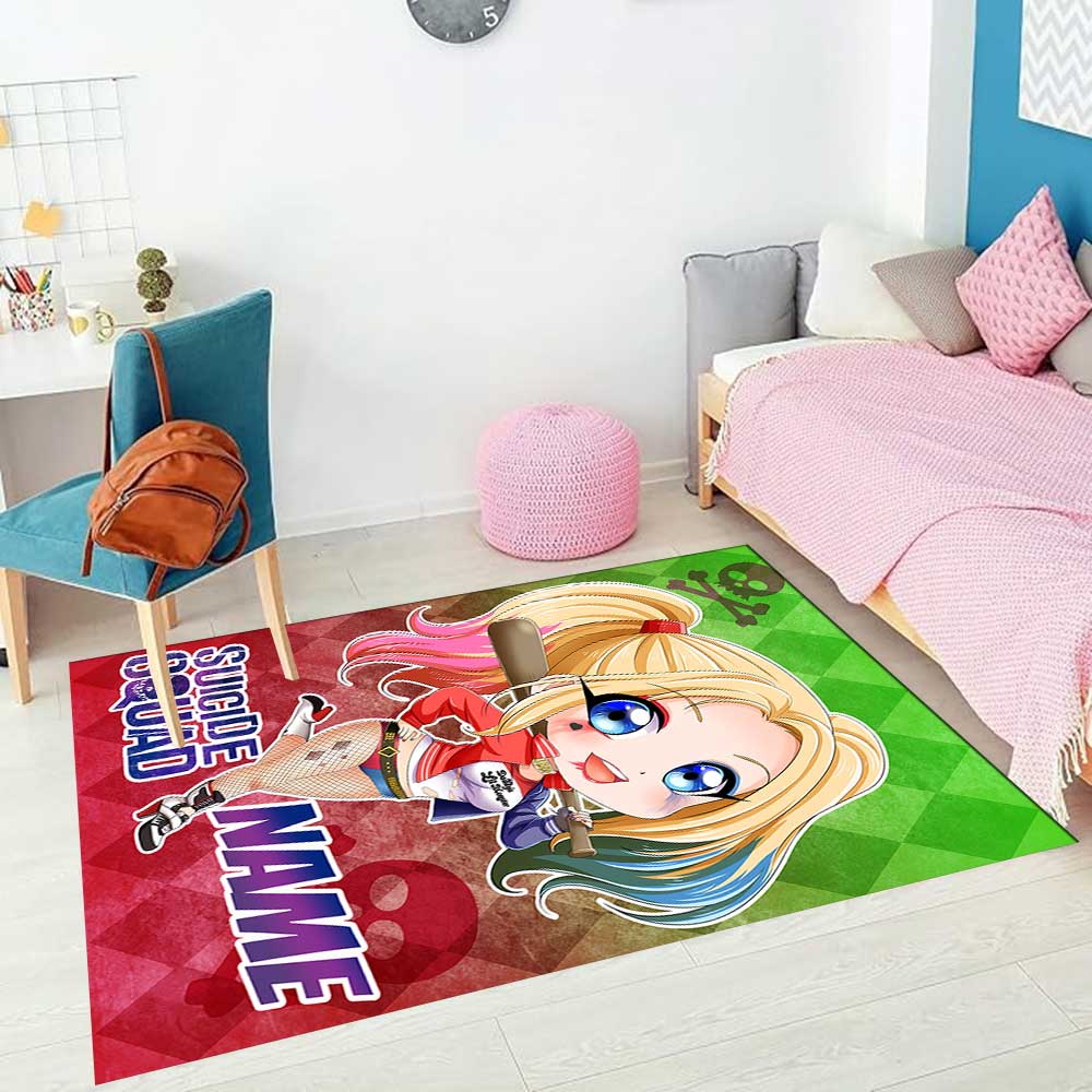 Warner (21) Customize your name rug, office chair cushion, home bedroom living room gift.