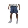 Air Letter Print Lace-Up Casual Denim Shorts Men Bottoms Blue Grey FN4652-436