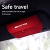 MWAY1 Suede Car Sun Visor Glasses Box Car Badge Sunglasses Clips Glasses Box For Mercedes Benz AMG W177 W176 X166 X167 C257 C218 X253