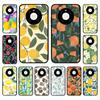 Summer Green Leaves Fruit Lemon Peach Pomegranate Phone Case For Huawei Nova 7 Se 5 3i 3e 3 2 5i Mate 10 20 Lite 30 40 Pro 20x 9