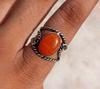 Charoite Gemstone 925 Sterling Silver Plated Adjustable Ring Jewelry NST-J2H11039