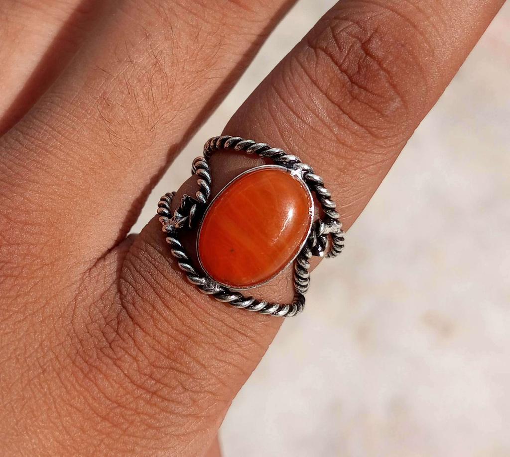 Charoite Gemstone 925 Sterling Silver Plated Adjustable Ring Jewelry NST-J2H11039