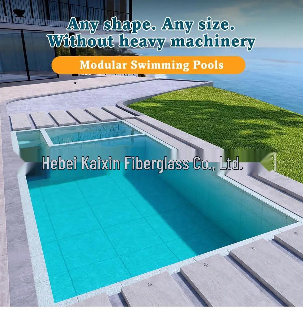 Customizable Fiberglass Family Spa Pool: Above & In-Ground Options