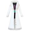 One Piece Robin Cosplay Outfit with Fur Collar Jacket, Nico Robin Cosplay Costume, Anime Style