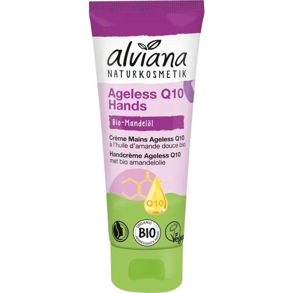 ALVIANA Anti-aging hand cream with organic almond oil and coenzyme Q10