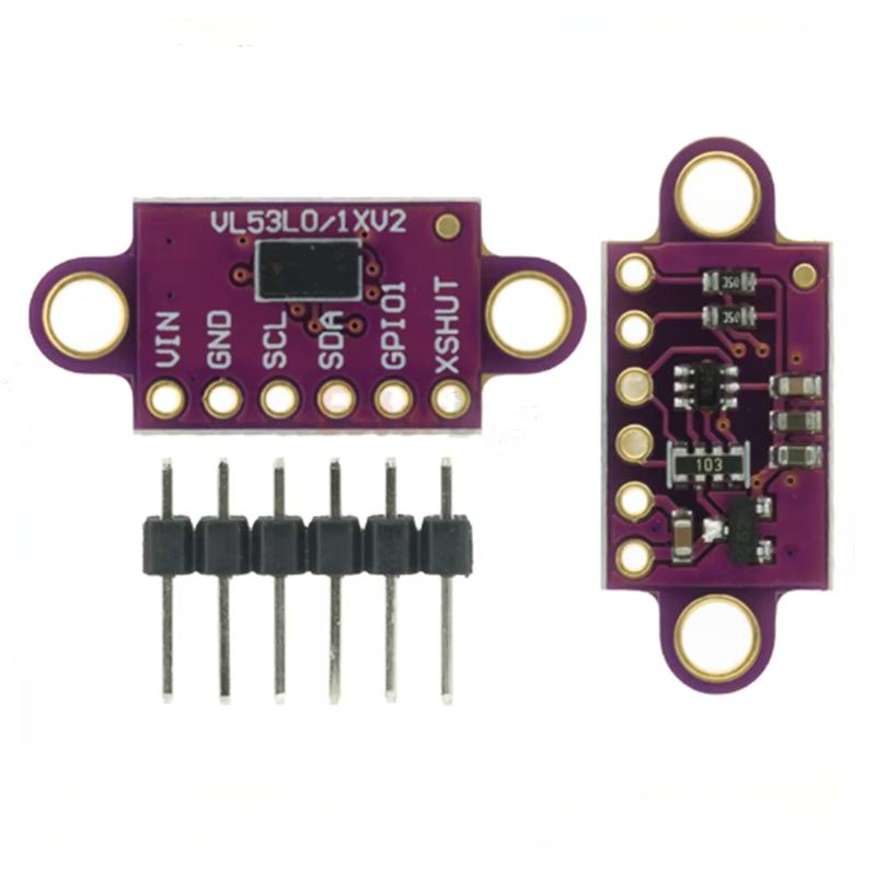 VL53L0X Время полета (ToF) Лазерный дальномерный датчик 940 нм GY-VL53L0XV2 Лазерный модуль измерения расстояния I2C IIC 25 мм*10,7 мм