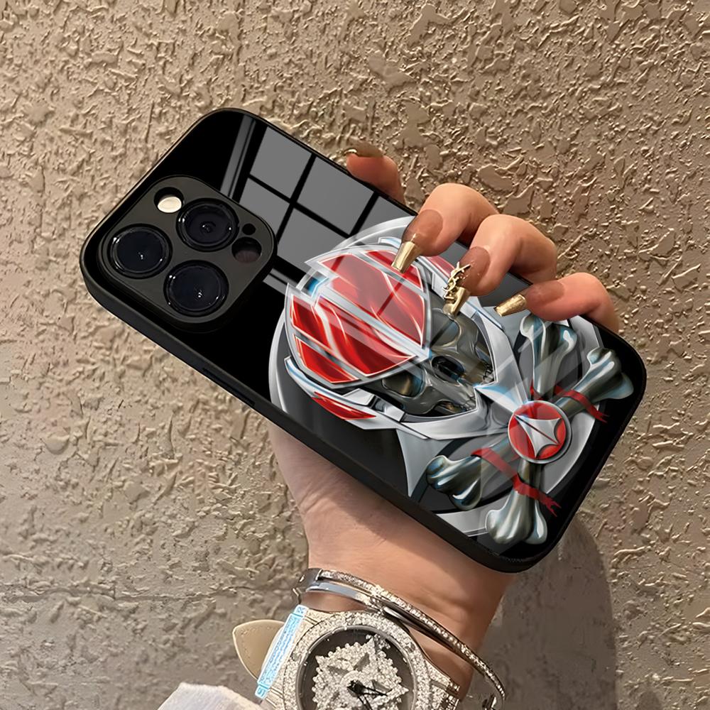 Чехол для телефона Robotech из аниме для iPhone 15 Pro Max 14 Pro 12 16 11 13 Mini X XR XS 8 7 Plus SE Закаленное стекло Задняя крышка
