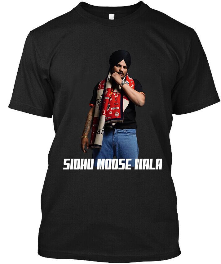 NEW POPULAR! Sidhu Moose Wala Canadian Music Retro Graphic T-Shirt Size S-4XL Unisex T-Shirt