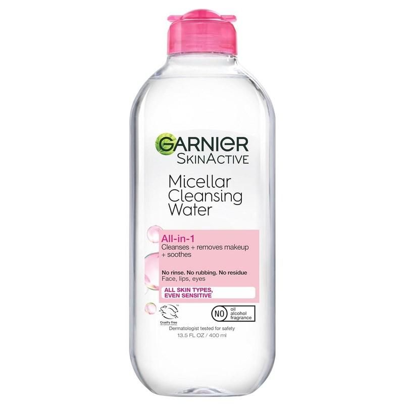 Мицеллярная вода Garnier SkinActive Очищающая для лица, глаз и губ, 400 мл, 5 шт