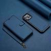 Съемный чехол-кошелек для iPhone 16 Pro Max 15 14 Plus 13 12 11 XSMAX XR X 7 8 SE с отделениями для карт и ремешком на запястье