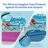 Waterproof Swim Goggle Case Zipper Swimming Goggles Storage Box Glasses Box  Swimming Equipment