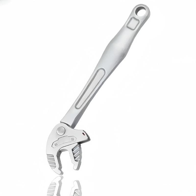 Практичный регулируемый гаечный ключ с поворотной на 360 градусов губкой, промышленный инструмент для крепежа для промышленных болтов и механических применений